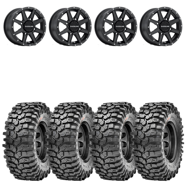 Raceline A92B Hostage & Maxxis Roxxzilla Radial UTV Wheel & Tire Kit