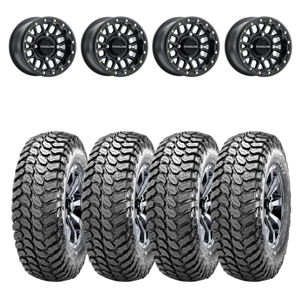 Raceline A93B Podium Beadlock & Maxxis Liberty Performance Off Road Wheel & Tire Kit