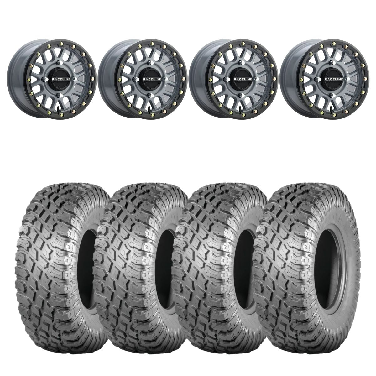 Raceline A93SG Podium Beadlock & Atturo Trail Blade X/T Wheel & Tire Kit