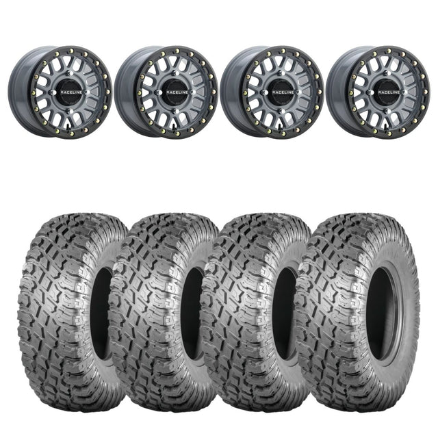 Raceline A93SG Podium Beadlock & Atturo Trail Blade X/T Wheel & Tire Kit