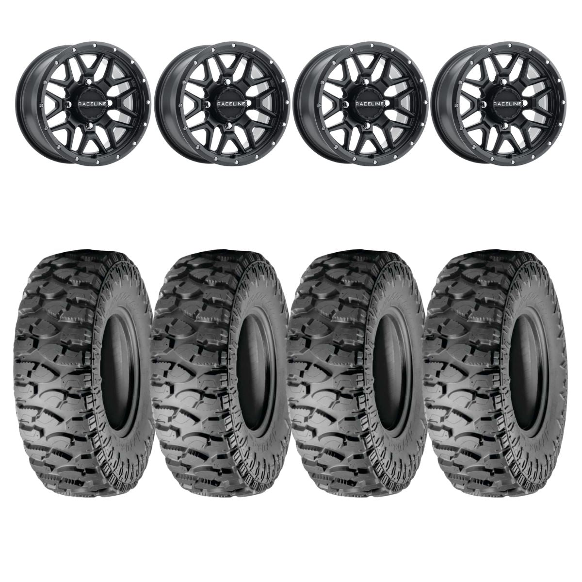 Raceline A94B Krank Simulated Beadlock & Atturo Trail Blade Boss Wheel & Tire Kit