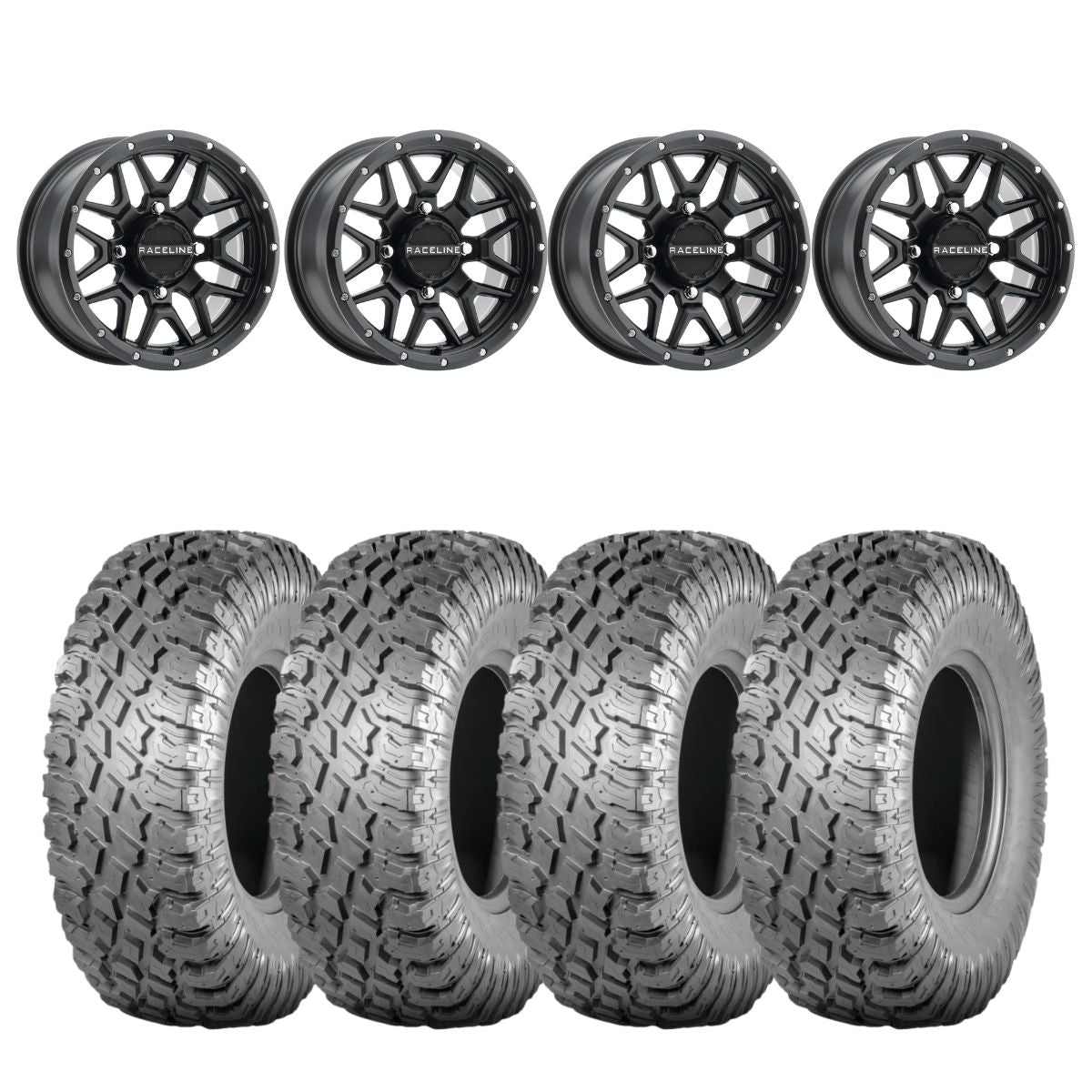 Raceline A94B Krank Simulated Beadlock & Atturo Trail Blade X/T Wheel & Tire Kit