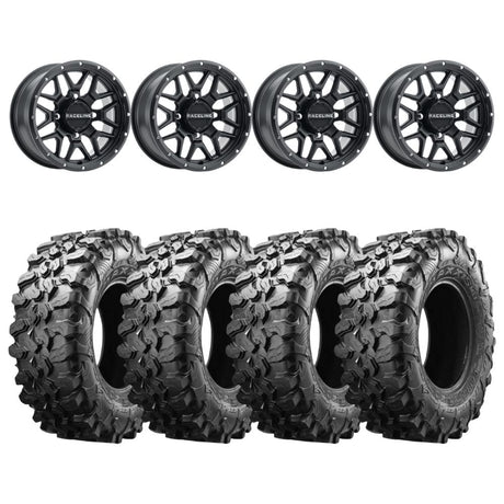 Raceline A94B Krank Simulated Beadlock & Maxxis Carnivore Radial Wheel & Tire Kit