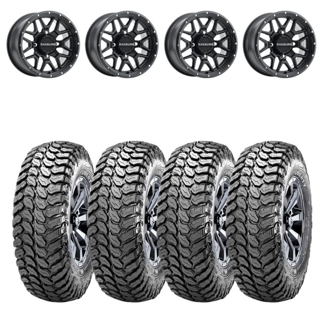 Raceline A94B Krank Simulated Beadlock & Maxxis Liberty Performance Off Road Wheel & Tire Kit