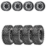 Raceline A94B Krank Simulated Beadlock & Maxxis Roxxzilla Radial Wheel & Tire Kit