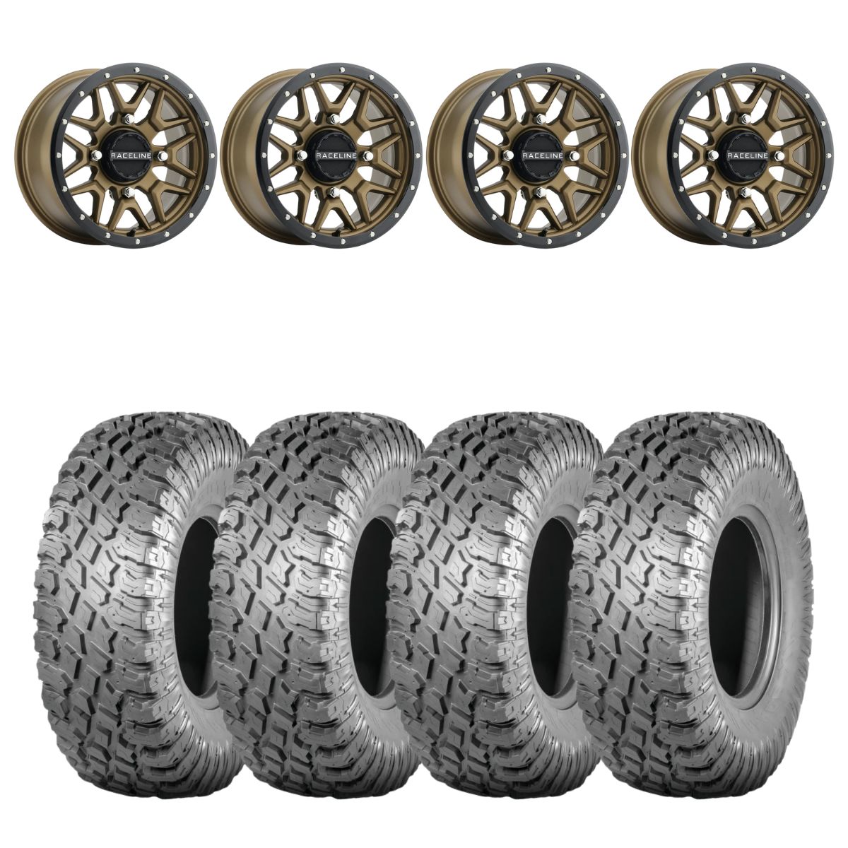 Raceline A94BZ Krank Simulated Beadlock & Atturo Trail Blade X/T Wheel & Tire Kit