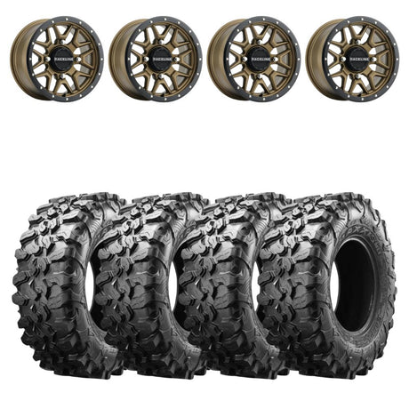 Raceline A94BZ Krank Simulated Beadlock & Maxxis Carnivore Radial Wheel & Tire Kit