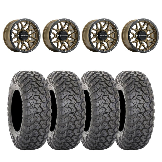Raceline A94BZ Krank Simulated Beadlock & System 3 RT320 Radial Wheel & Tire Kit