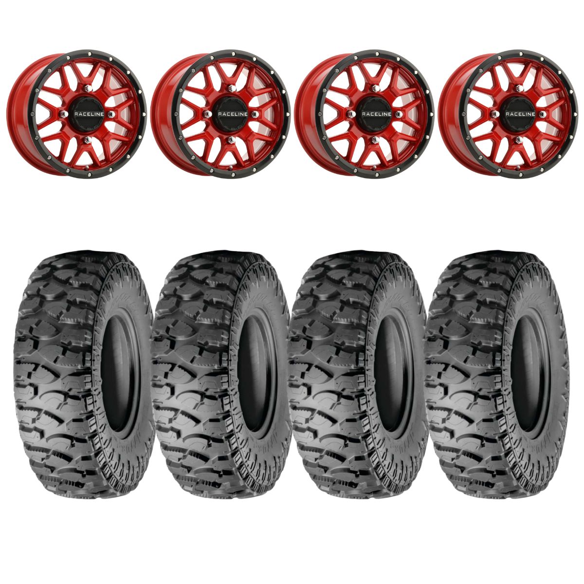 Raceline A94R Krank Simulated Beadlock & Atturo Trail Blade Boss Wheel & Tire Kit