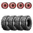 Raceline A94R Krank Simulated Beadlock & Maxxis Carnivore Radial Wheel & Tire Kit