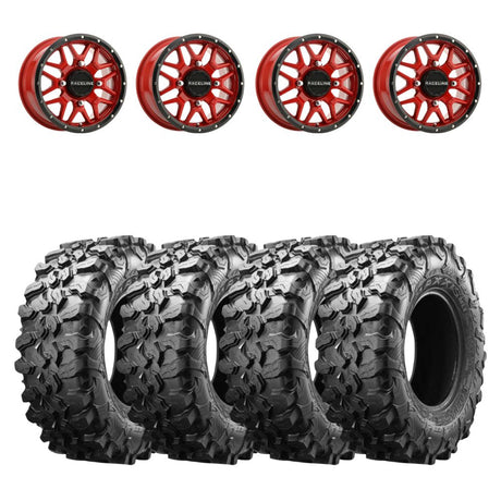 Raceline A94R Krank Simulated Beadlock & Maxxis Carnivore Radial Wheel & Tire Kit