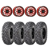 Raceline A94R Krank Simulated Beadlock & Maxxis Roxxzilla Radial Wheel & Tire Kit
