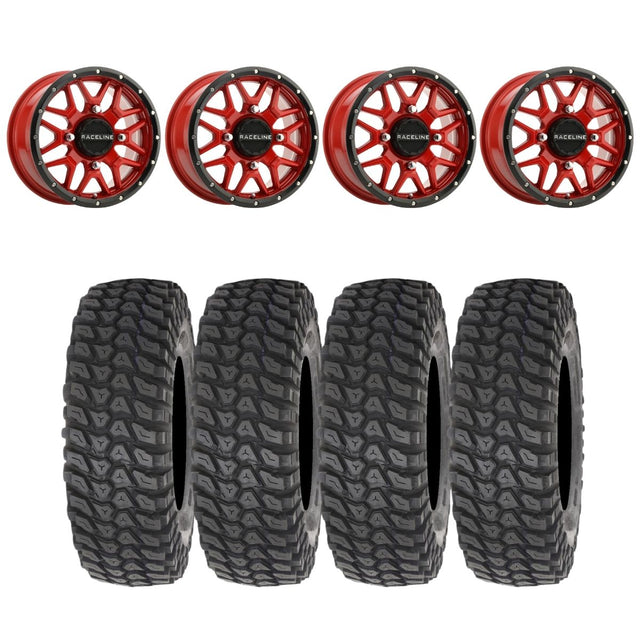 Raceline A94R Krank Simulated Beadlock & System 3 XCR350 Radial Wheel & Tire Kit