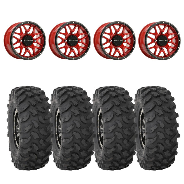Raceline A94R Krank Simulated Beadlock & System 3 XTR370 Offroad Wheel & Tire Kit