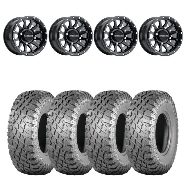 Raceline A95B Trophy Simulated Beadlock & Atturo Trail Blade X/T Wheel & Tire Kit