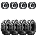 Raceline A95B Trophy Simulated Beadlock & Maxxis Carnivore Radial Wheel & Tire Kit