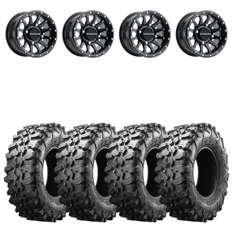 Raceline A95B Trophy Simulated Beadlock & Maxxis Carnivore Radial Wheel & Tire Kit