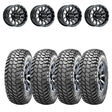 Raceline A95B Trophy Simulated Beadlock & Maxxis Liberty Performance Off Road Wheel & Tire Kit
