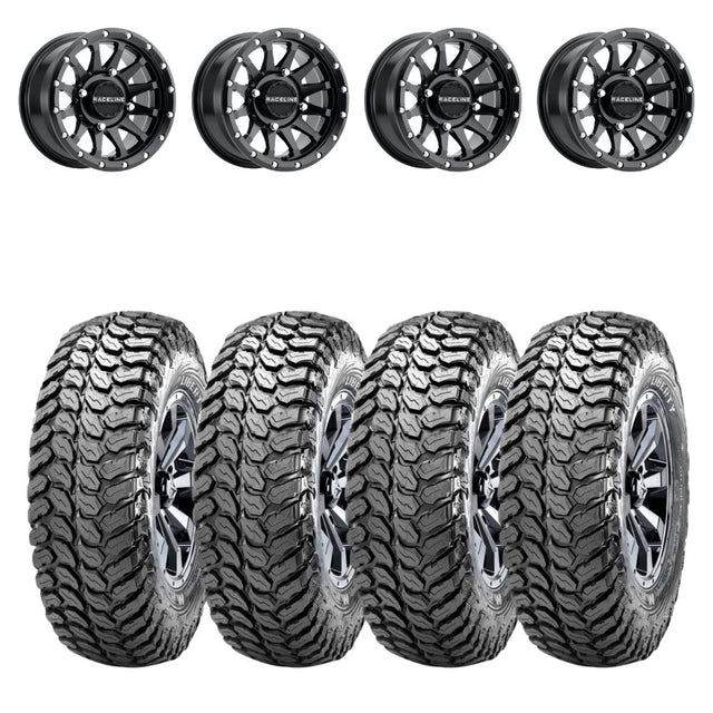 Raceline A95B Trophy Simulated Beadlock & Maxxis Liberty Performance Off Road Wheel & Tire Kit