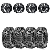 Raceline A95B Trophy Simulated Beadlock & Maxxis Roxxzilla Radial Wheel & Tire Kit