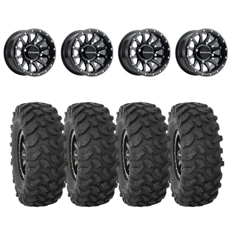 Raceline A95B Trophy Simulated Beadlock & System 3 XTR370 Offroad Wheel & Tire Kit