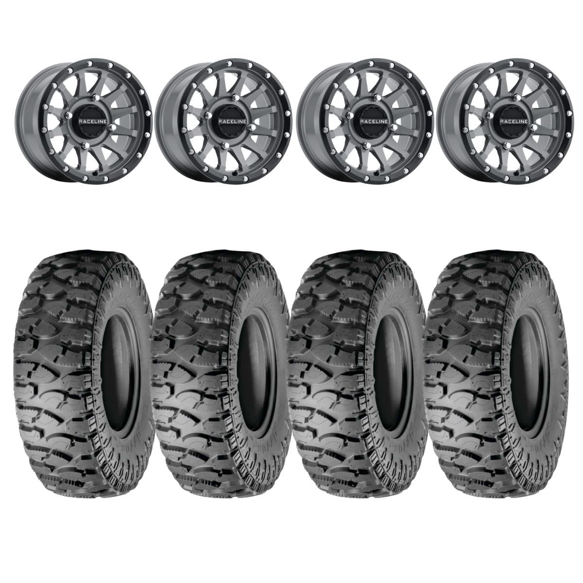 Raceline A95SG Trophy Simulated Beadlock & Atturo Trail Blade Boss Wheel & Tire Kit