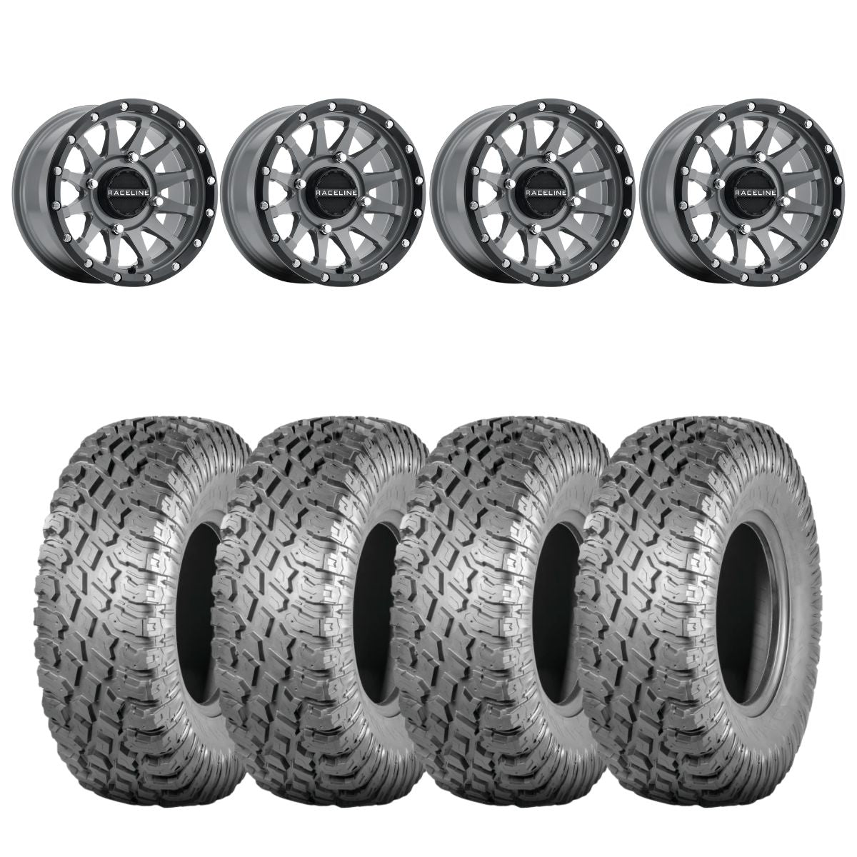 Raceline A95SG Trophy Simulated Beadlock & Atturo Trail Blade X/T Wheel & Tire Kit