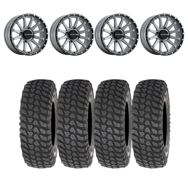 Raceline A95SG Trophy Simulated Beadlock & System 3 XCR350 Radial Wheel & Tire Kit