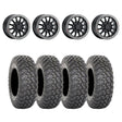 Raceline Black/Gunmetal A14BG Alpha BeadLock & System 3 RT320 Radial Wheel & Tire Kit