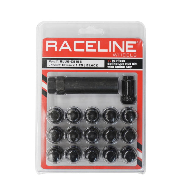 Raceline CS 16 Pack 12x1.25 Spline - Black