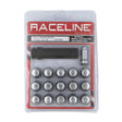 Raceline CS 16 Pack 20X1/2 Spline w/Key - Chrome