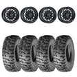 Raceline Gloss Black A13GB Omega & Atturo Trail Blade Boss Wheel & Tire Kit