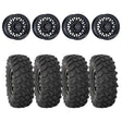 Raceline Gloss Black A13GB Omega & System 3 XTR370 Offroad Wheel & Tire Kit