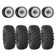 Raceline Hyper Silver A12 Squad Beadlock System 3 XTR370 Offroad Wheel & Tire Kit