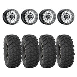 Raceline Hyper Silver A12 Squad Beadlock System 3 XTR370 Offroad Wheel & Tire Kit