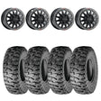 Raceline Satin Black A12BG Squad Beadlock & Atturo Trail Blade Boss Wheel & Tire Kit