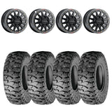 Raceline Satin Black A12BG Squad Beadlock & Atturo Trail Blade Boss Wheel & Tire Kit