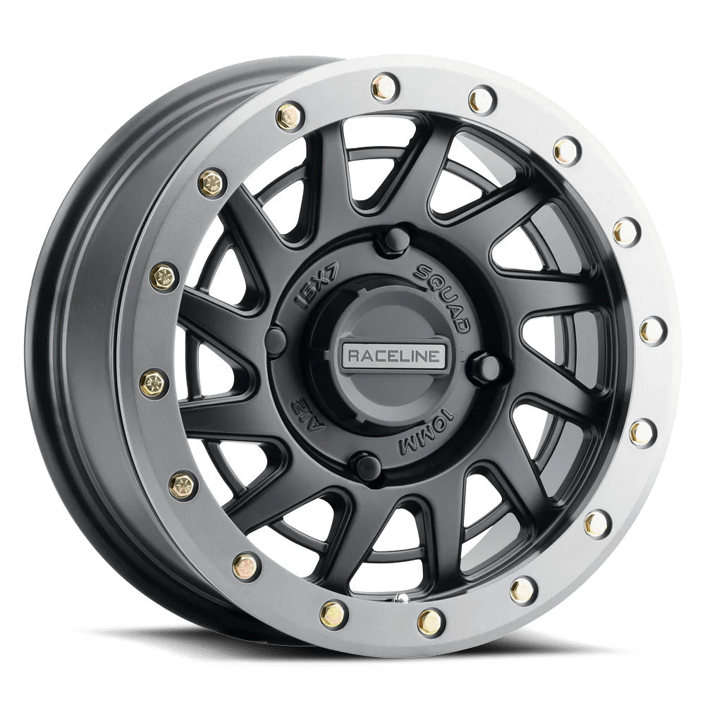 Raceline Satin Black A12BG Squad Beadlock & System 3 XTR370 Offroad Wheel & Tire Kit