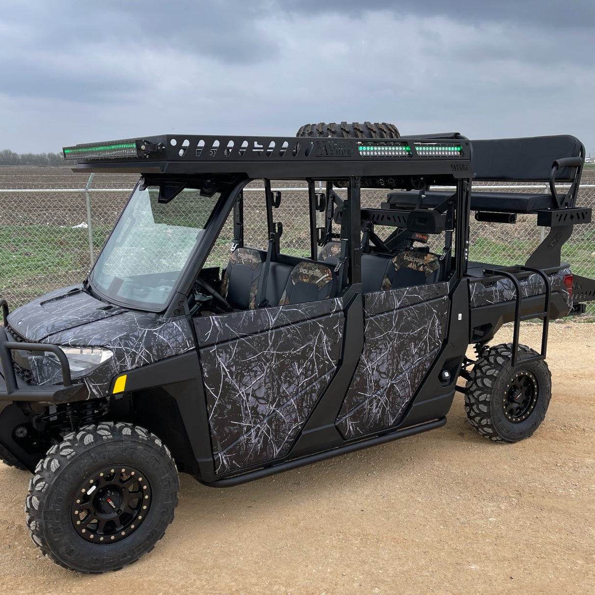 Ranch Armor '14+ Polaris Ranger 570/ 900 Pro-Fit Crew Metal Top