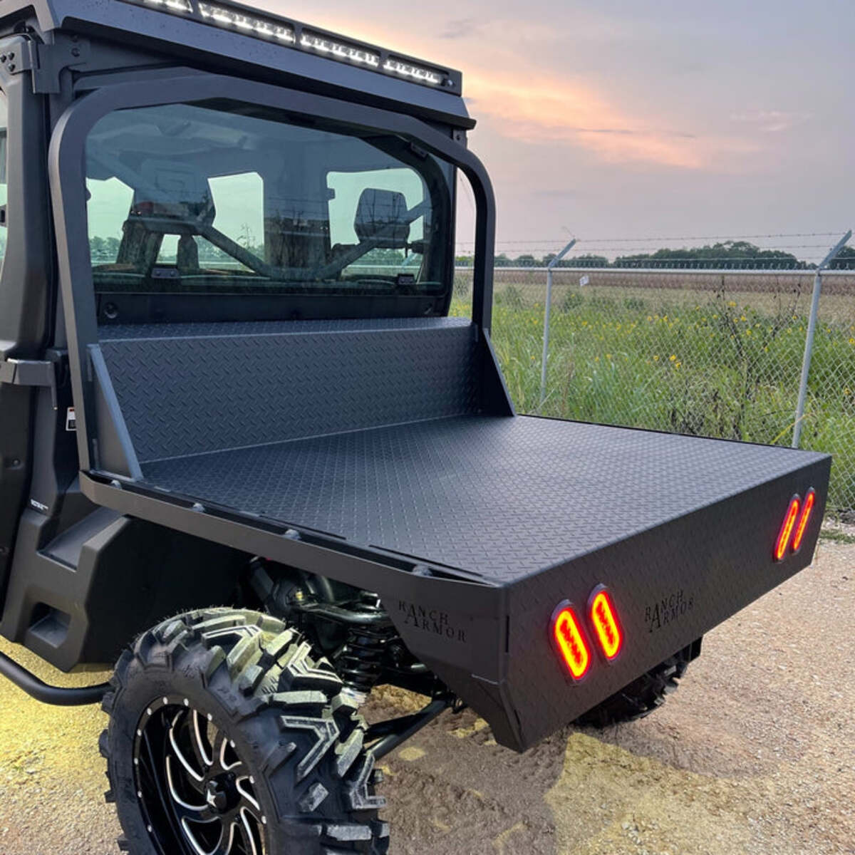 Ranch Armor Can-Am Defender Aluminum Flatbed