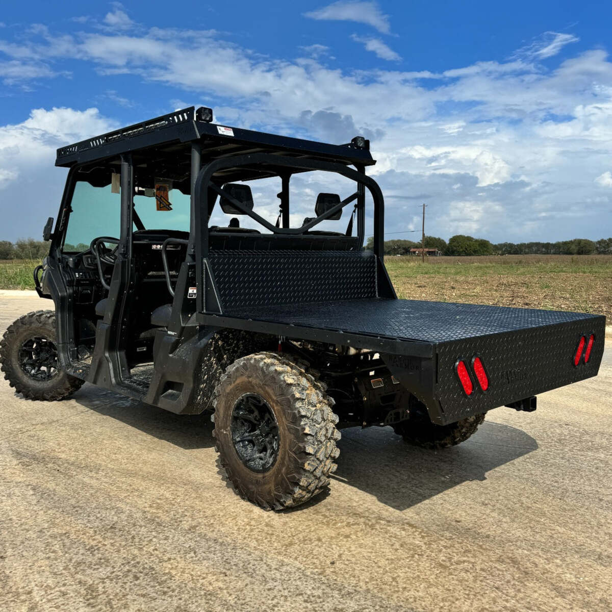 Ranch Armor Can-Am Defender Aluminum Flatbed