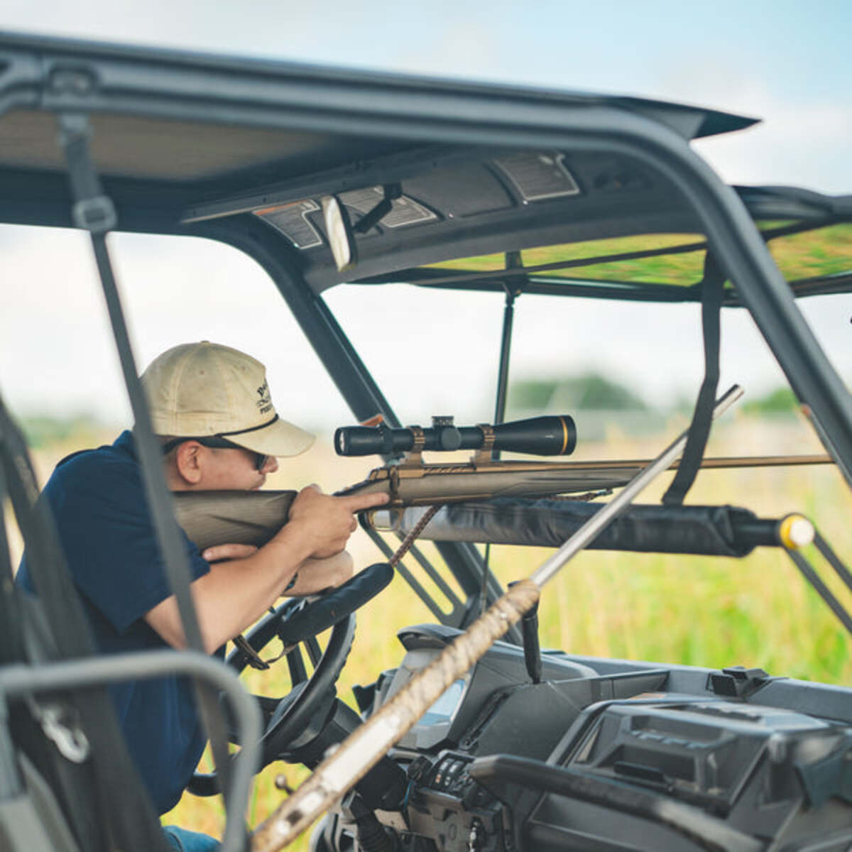 Ranch Armor Can-Am Defender Interior Rifle Rest