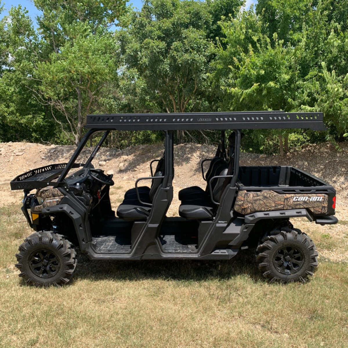 Ranch Armor Can-Am Defender Max Ultra Extended UTV Top - Overhangs Over Rear Bed