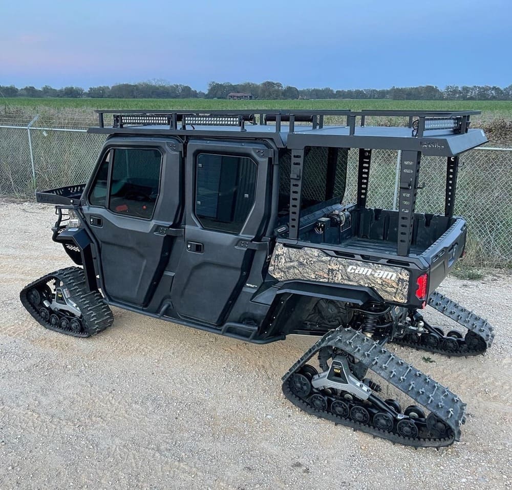 Ranch Armor Can-Am Defender Rear Raised Bed Rack
