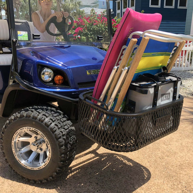 Ranch Armor EZ GO Golf Cart Aluminum Front Cargo & Storage Basket