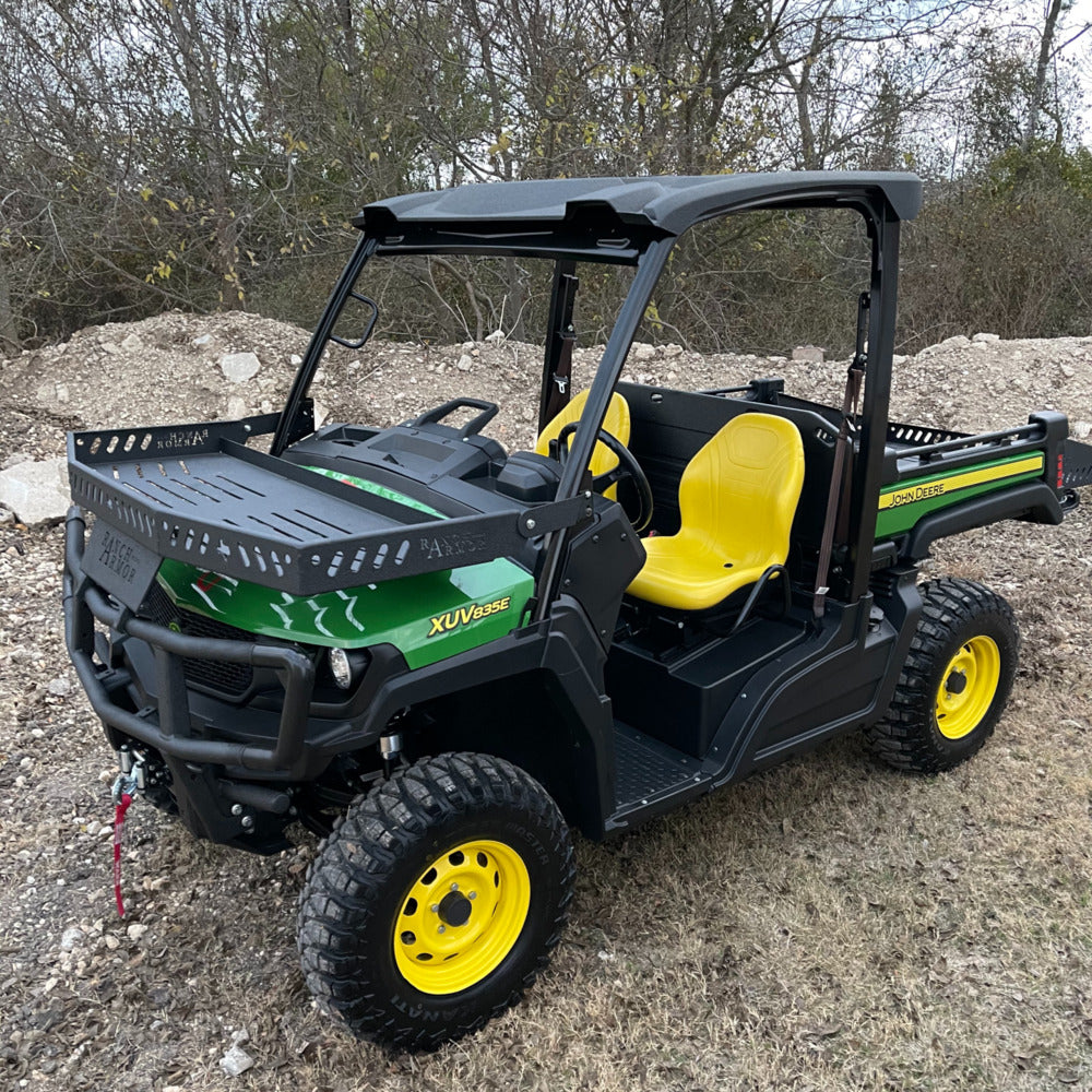 Ranch Armor John Deere Gator Quick Release Front Hood Basket