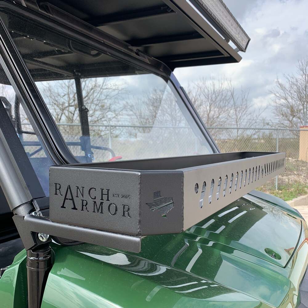 Ranch Armor Kawasaki Mule Pro Front Roll Bar Basket