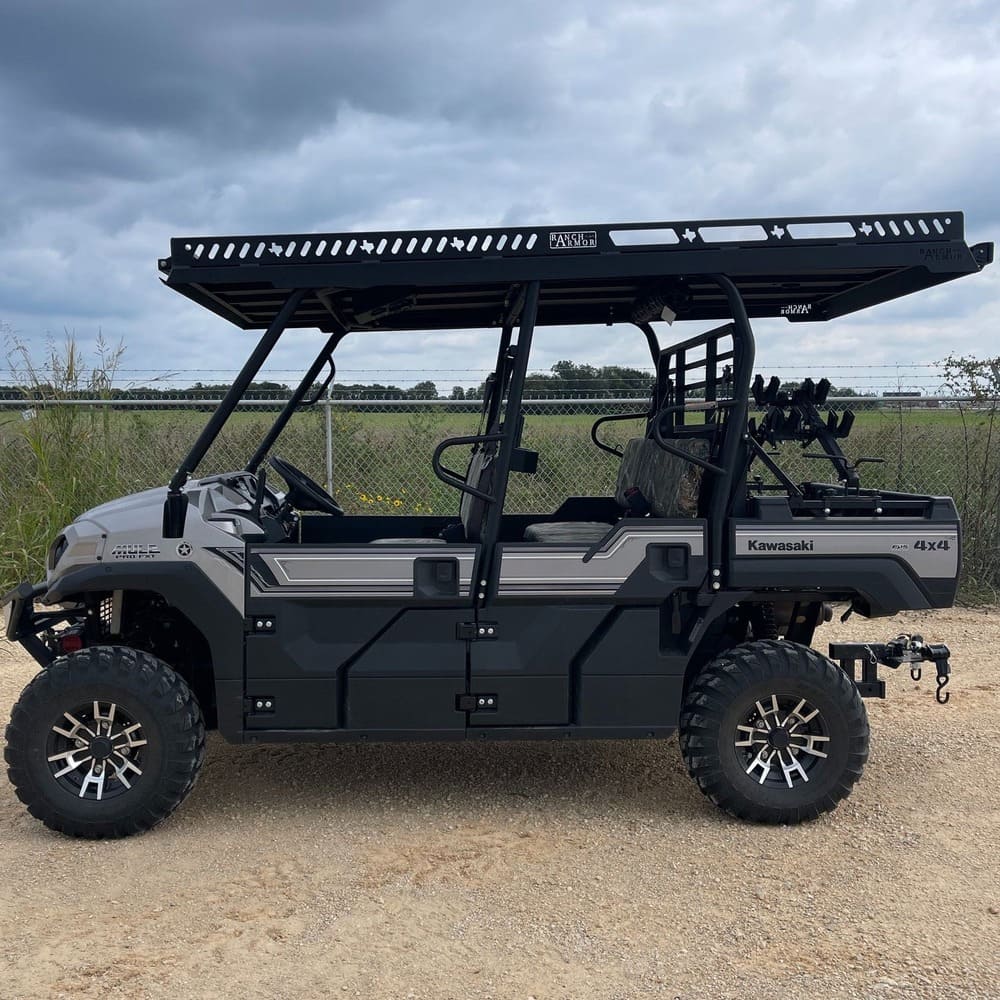 Ranch Armor Kawasaki Mule Pro FXT/DXT Ultra Extended Aluminum Top Over