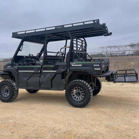 Ranch Armor Kawasaki Mule Pro FXT/DXT Ultra Extended Top Overhangs Over Bed