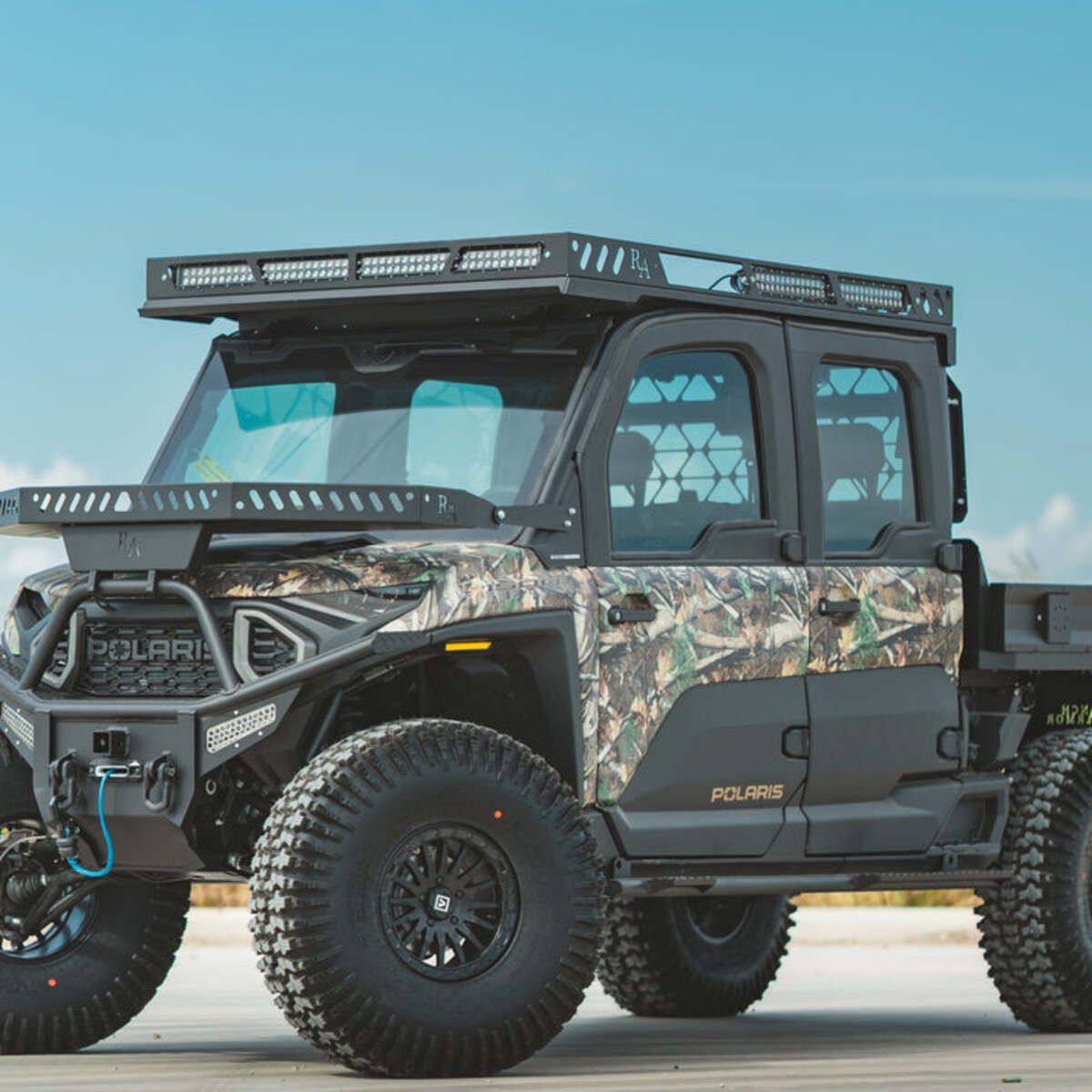 Ranch Armor Polaris Ranger XD 1500 Crew Open Cab & Northstar Cab Metal Top